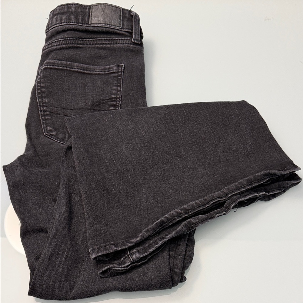 American Eagle Outfitters Black Flare Jeans